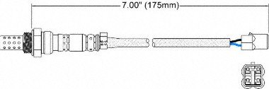 Walker 250-23103 Three Wire Oxygen Sensor