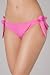 Betsey Johnson Cake Pop Tie Side Hipster Bottom - Azalea - XS