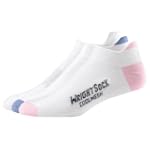 Womens WrightSock Double Layer Coolmesh Color Tab Sock 3pk