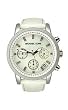 MICHAEL Michael Kors Women's Chronograph White Leather-Strap Watch