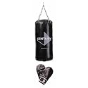 Century Black 40-lb. Vinyl Heavy Bag with Gloves
