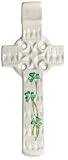 Belleek Celtic Shamrock Wall Cross