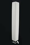 Designer STEHLAMPE mit EDELSTAHLFUSS 120X14X14CM Grundig Bodenlampe Stehleuchte Wohnzimmerleuchte – VERSANDKOSTENFREI -
