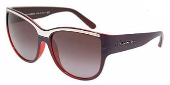 Click here to buy Dolce Gabbana 6054 BURGUNDY VIOLET GRADIENT Sunglasses 16378H by Dolce & Gabbana.