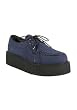 Demonia V-CREEPER-502S, Men's 2 Inch Platform Imitation Suede Vegetarian Creeper Shoe