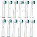 12 x REPLACEMENT TOOTHBRUSH HEADS COMPATIBLE FOR BRAUN ORAL B, EB17-4,