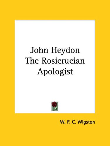 John Heydon The Rosicrucian Apologist under The Books Store