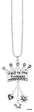 YIELD TO THE PRINCESS Crown Car Charm Ornmament with Dangles