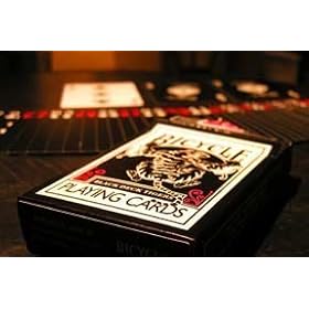 Bicycle� BLACK TIGER RED Playing Cards Deck by Ellusionist by ellusionist.com INC