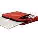 Apple Macbook Mb403ll/a 13.3-inch Laptop Faux Suede Protective Sleeve With Shoulder Strap And Pocket - Tomato Red