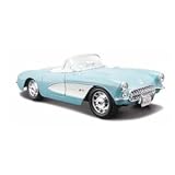 1957 Chevrolet Corvette Turqoiuse 1:24 Diecast Car