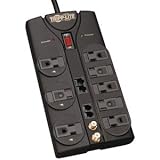 Tripp Lite TLP810NET - Protect It! Surge Suppressor, 8 Outlets, 10ft Cd, Te ....