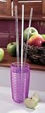 Reusable Drinking Straws - Flexible, 3/16'' Hole, Pkg. of 10