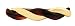 Caravan French Tortoise Shell and Gold Twist Barrette
