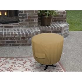 Firepit Cover / Coffee Table Cover : 50 x 24 KhakiSide Table Covers