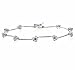 Sterling Silver Genuine Diamond Accent Heart Tennis Bracelet