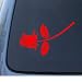 ROSE - Car, Truck, Notebook, Vinyl Decal Sticker #1295 | Vinyl Color: Red