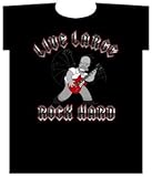 TS116 Homer Simpson Live Large, Rock Hard T-Shirt