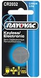CR2032 Lithium Watch/Calculator/Keyless Entry Battery, Coin