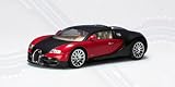 AUTOart 1:32 Slot Car Bugatti EB 16.4 Veyron Black and Red 4WD Frankfurt Show Car 2001