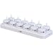 living-point NC6195 12-er SET LED Teelichte + DEKO-Gl�ser + Teelicht Ladestation