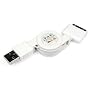 Apple iPhone 3G Retractable Sync & Charge USB Cable (White)