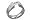 Geheimnis Blue Topaz and Diamond Titanium Tension Set Ring, 6.0