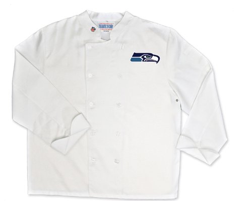 Tailgate 29 Chef NFL Seattle Seahawks Classic Chef Coat (X-Large)
