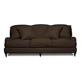 Williams-Sonoma Home Bedford Sofa, Tuscan Leather, Chocolate, Down Blend