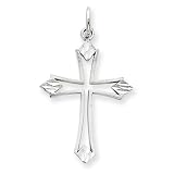 Charm - 14k White Gold Cross