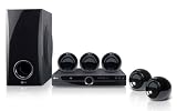 LG - HT304SU - Home Cinéma 5.1 - HD 1080p - Lecteur DivX / DVD / CD / MP3 / WMA / JPEG - 300 W - Noir