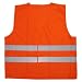 Fluorescent Orange Reflective Road Construction Safety Vest, One size fits all!