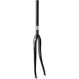 PRO Race Carbon Fork - Carbon Steerer - Curved/Bladed Carbon, 1 1/8in