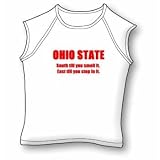 Ohio State Stinks Jr. Miss Cap Sleeve