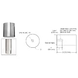 Buy CRL Mill Aluminum Concealed Mounting Lug for 1-1 2 Tubing by CR Laurence by CR Laurence