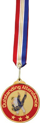 Medal- OutStanding Attendance - Judo