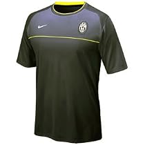 ナイキ（nike） ユベントス 08-09 トレーニングシャツ ブラック&times;イエロー　ナイキプラクティスシャツ