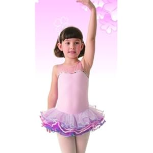 Posh Int'l Ballet Tutu Pink Leotard Dress