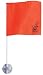 Stik-A-Flag� Skier Down Flag - Eliminates observer�s elbow! The bright orange 420-denier nylon skier down flag is mounted to a 24� pole. Attaches to windshields or boat and personal watercraft finishes with Kwik Tek�s giant 3-1/4� suction cup. Required in AZ, CA, CO, ID, MO, NE, NM, OR, TX, UT & WA. Recommended everywhere for safety. Patented.