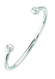 D for Diamond Sterling Silver B2650 Boys Diamond Set Football Expanding Bangle