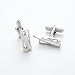 Mens Designer Fashion Cufflinks - Cricket Bat & Ball - For the Cricketer