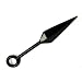 NARUTO KUNAI DAGGER Life Size (METAL) Cosplay + Pin