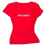 Flirty Diva Tees Woman's SoftStyle T-Shirt-Available-Red-White