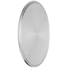 Dixon 16AMP-G800 Stainless Steel 304 Sanitary Fitting, Clamp End Cap, 8" Tube OD