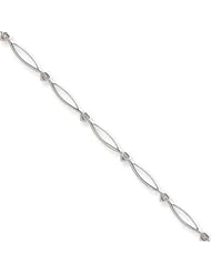 14k Gold White Gold Diamond Bracelet