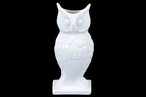 Home Mesmerizing Décor Hooting Ceramic Owl Forever