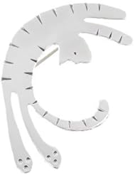 Playful Tumbling Tiger Kitty Cat Pin or Brooch in Sterling Silver, #7910