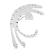 Playful Tumbling Tiger Kitty Cat Pin or Brooch in Sterling Silver, #7910