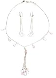 Unique Jewelry Earring & Necklace Sets Sterling Silver & Rosequartz Gemstones