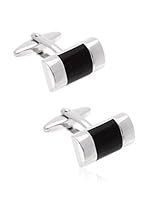 Carlo Visconti Gemelos Rectangular Piedra (Negro)